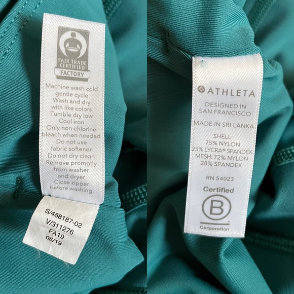 Athleta Lightning Stash Pocket tight. Size Petite Small. - Picture 11 of 11